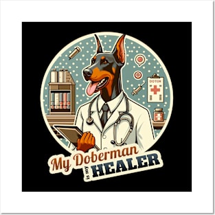 Doctor Doberman Posters and Art